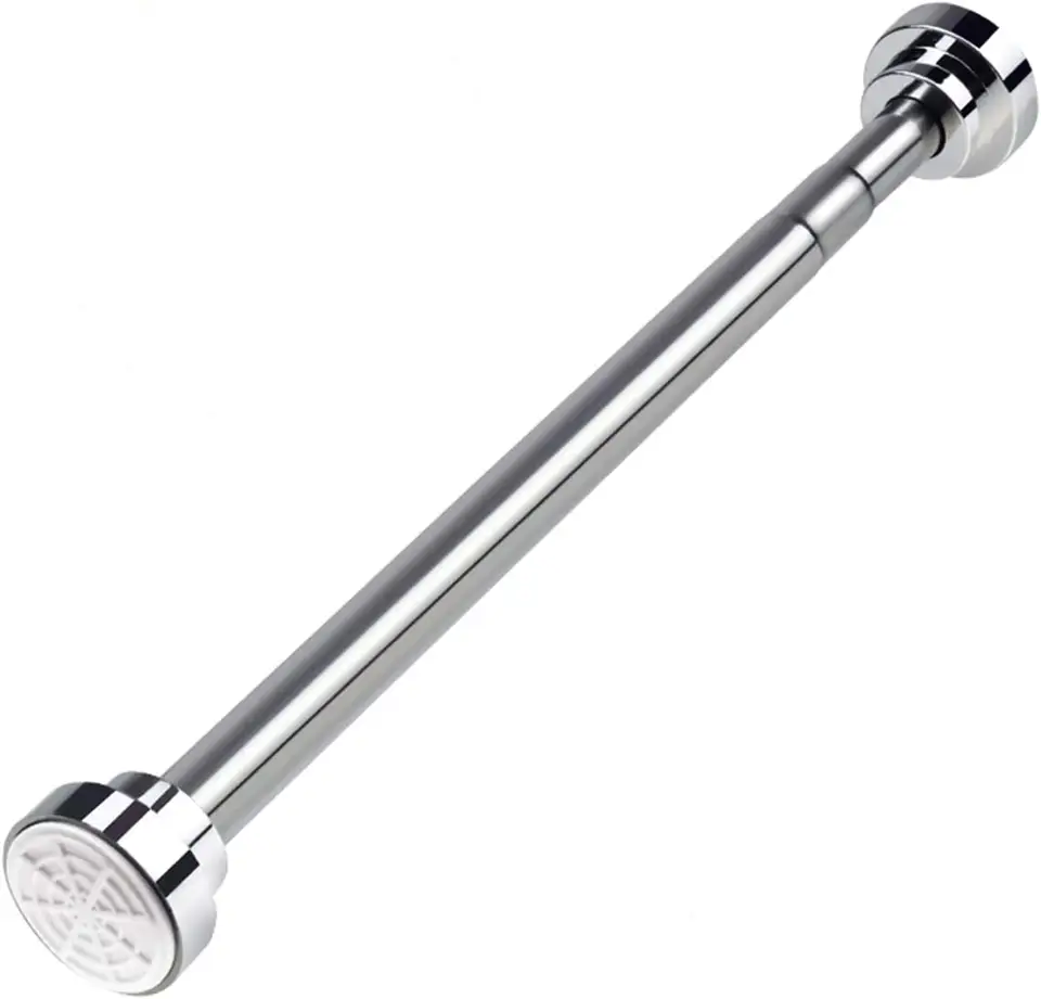 Telescopic shower curtain rod bathroom curtain rod stainless steel Spring Tension shower rod