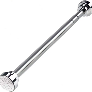 Telescopic shower curtain rod bathroom curtain rod stainless steel Spring Tension shower rod