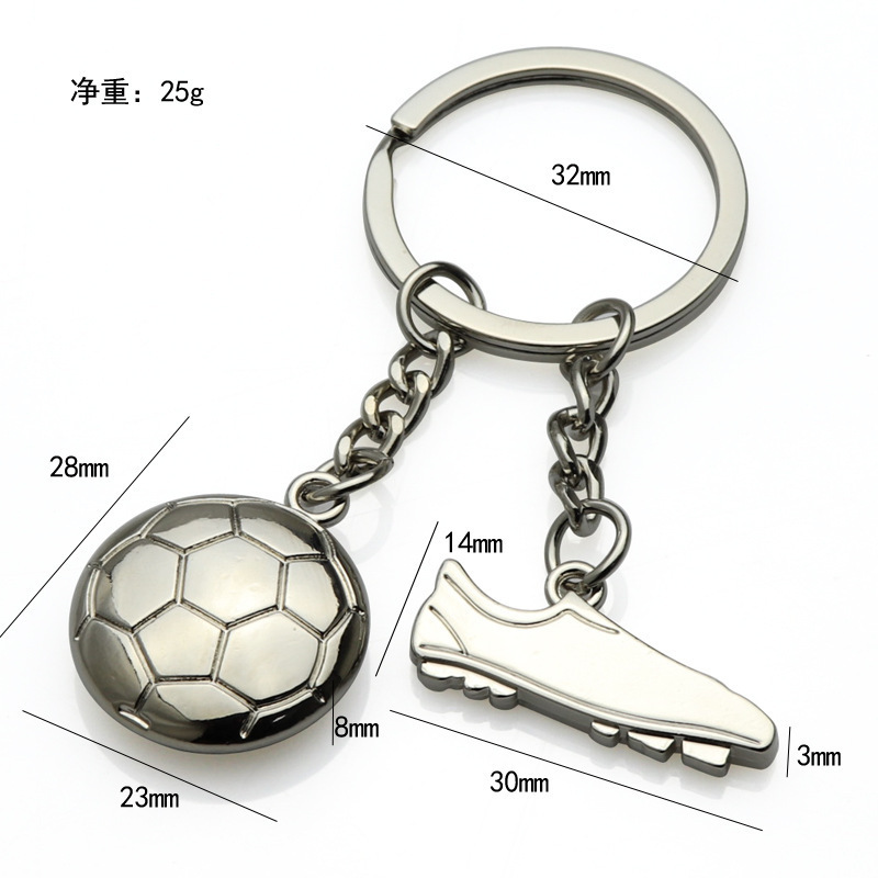 New Quality Custom Soccer Ball Keychain for Souvenir