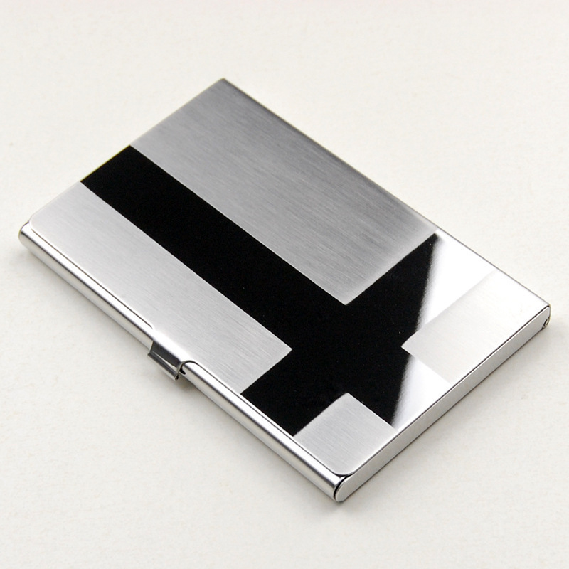 Xieyuan Wholesale custom laser LOGO business gifts high-grade aluminum alloy stainless steel business card holder