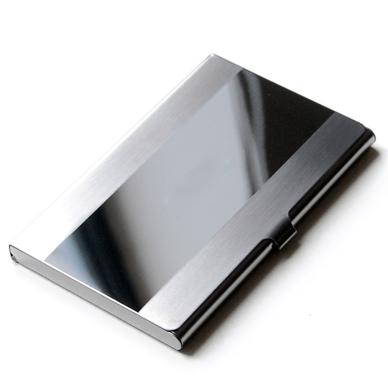 Xieyuan Wholesale custom laser LOGO business gifts high-grade aluminum alloy stainless steel business card holder