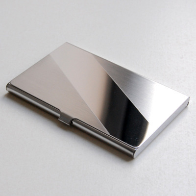 Xieyuan Wholesale custom laser LOGO business gifts high-grade aluminum alloy stainless steel business card holder