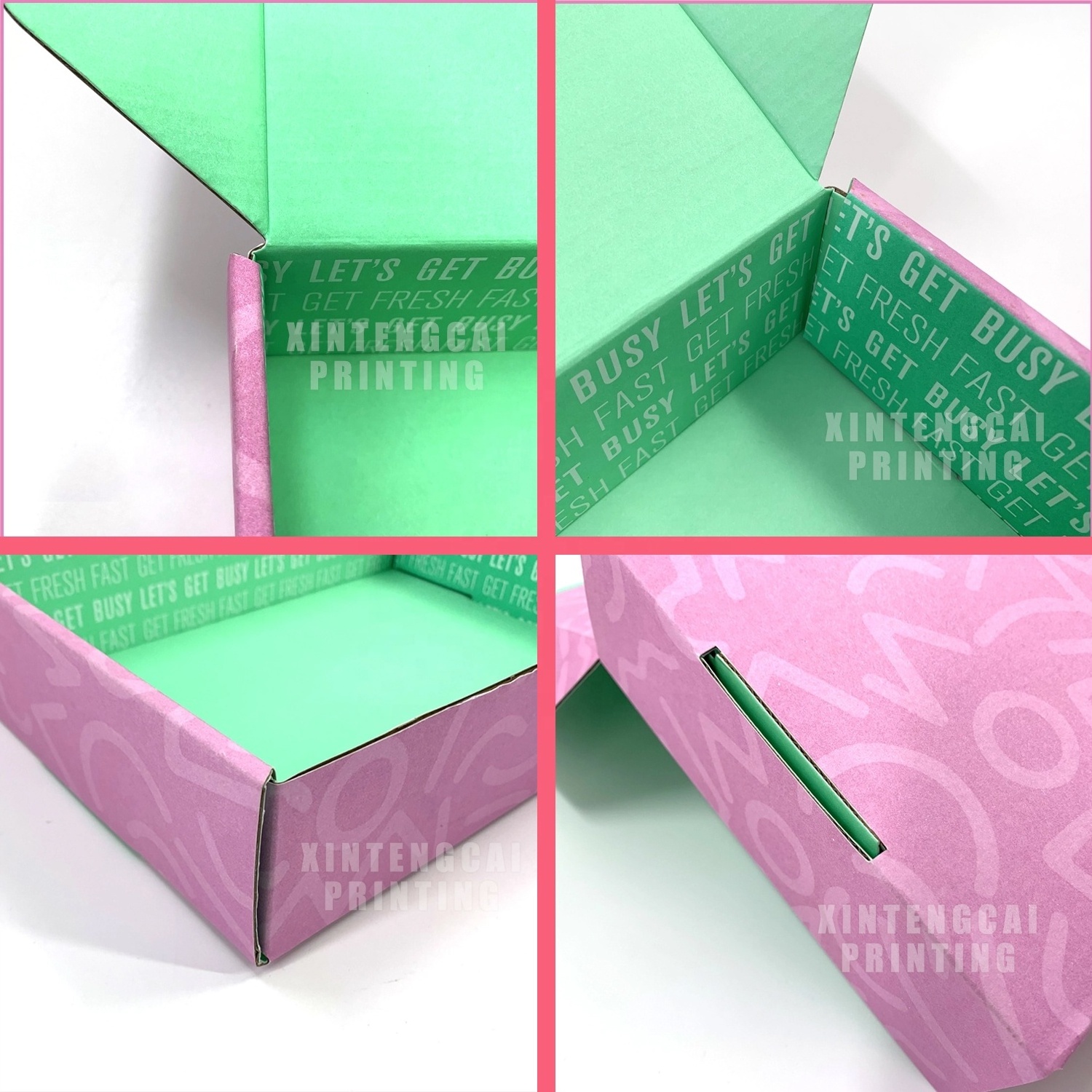 Free Design Custom Eco Friendly Packaging Kraft Box Paper Box Package Shipping Boxes For Candy Underwear Clothes Cosmetic Makeup