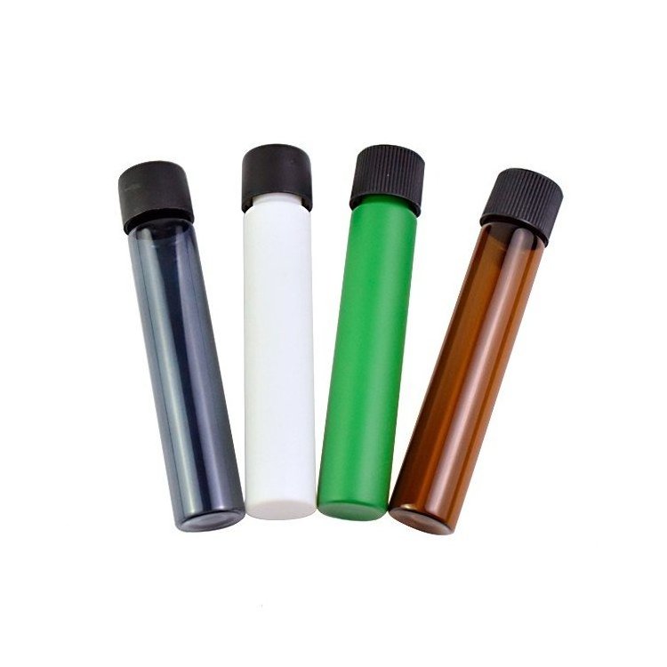 Eco-Friendly CR Glass Tube Bamboo Lid Glass Tubes With Cap Tube custom glass tubing packaging with screw tops