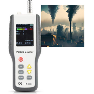 HT 9600 Recording Tester Monitor Air Quality Machine Laser Dust Clean Room Particle Counter