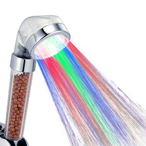 colorful LED Shower Head Faucet Light 7 Colors Change Bathtub Glow Shower Light Water Flow Shower Head Light