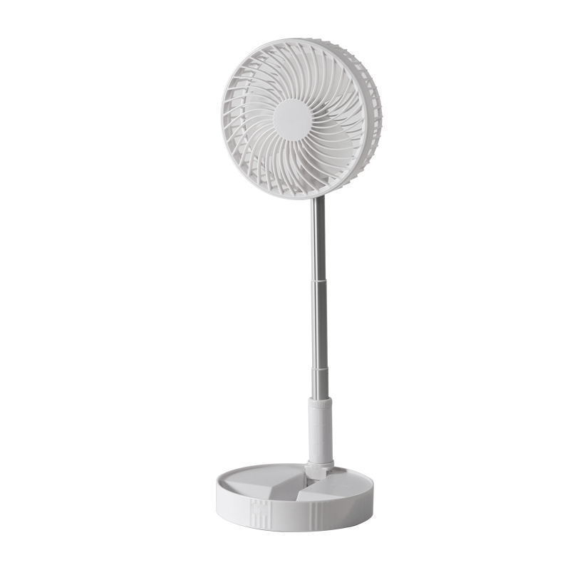 Popular 18 inch Stand Fan Folding Convenience Mini Fan Portable Rechargeable Double Head Retractable Fan