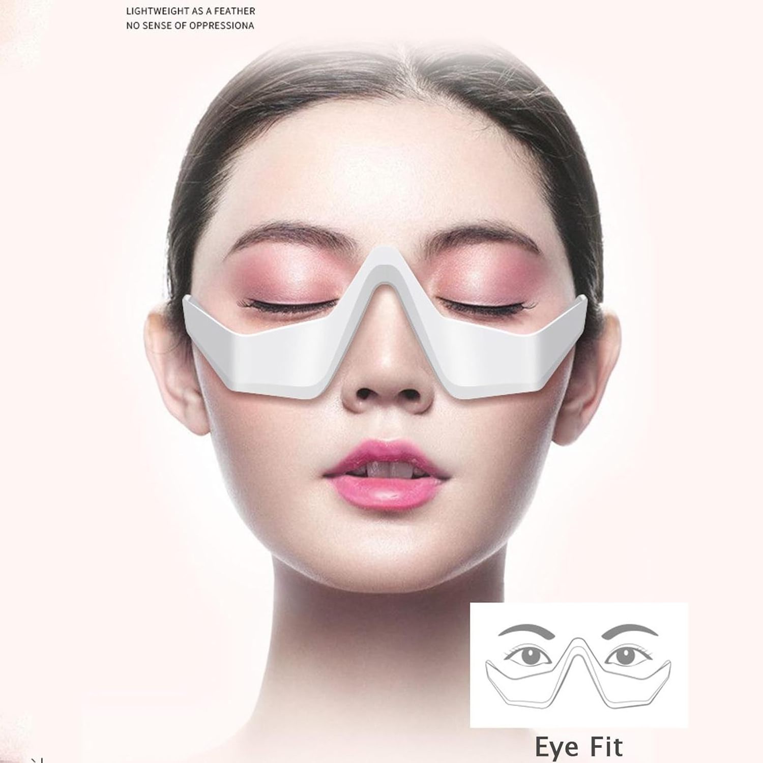 Hot Selling EMS 3D Eye Massage Glasses Under Eye Dark Circle Removal Wearable 3D Eye Massager