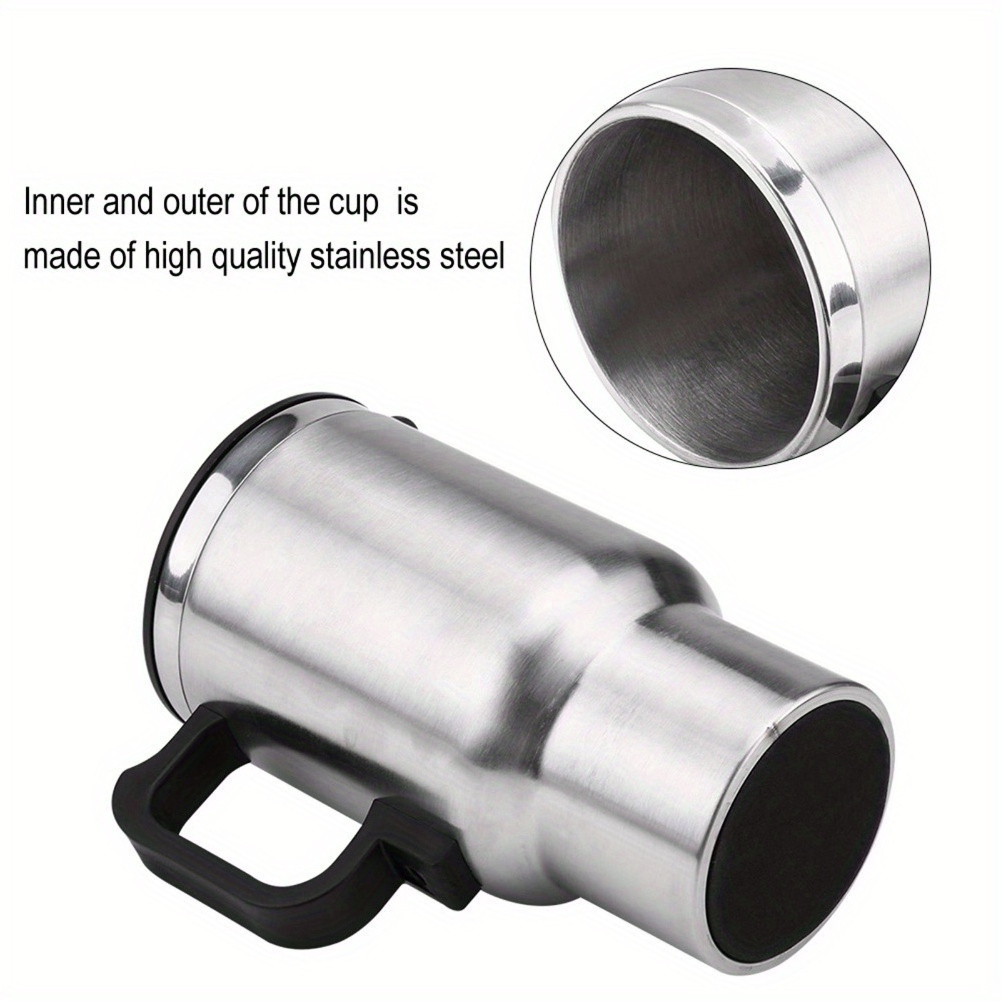 Car Kettle Stainless Steel Kettle Travel Thermoses Heating Water Bottle Heating Cup