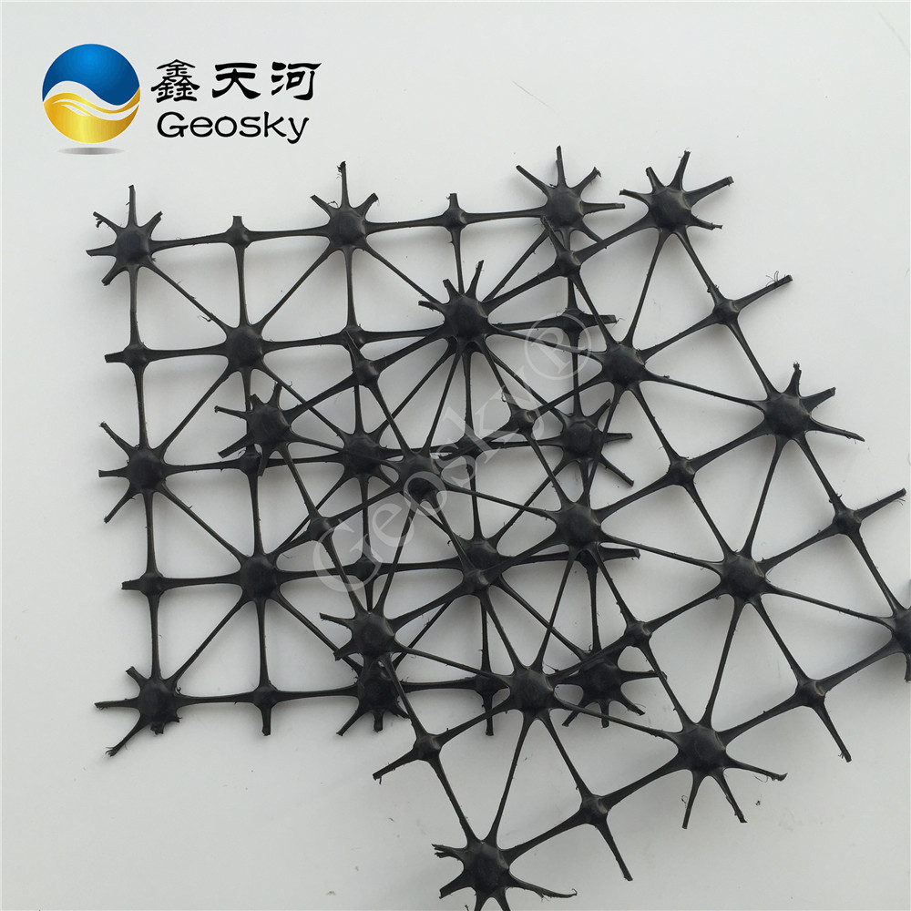 Plastic road construction material polypropylene PP biaxial geogrid