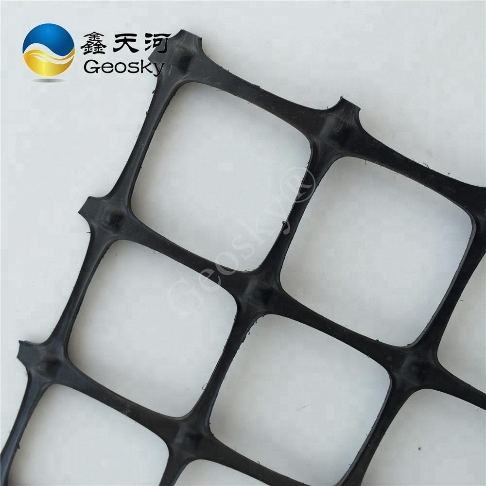 Plastic road construction material polypropylene PP biaxial geogrid