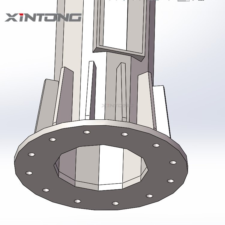 Soccer field airport parking lot 20 meter height high pole light ,stadium flood lighting high mast light pole