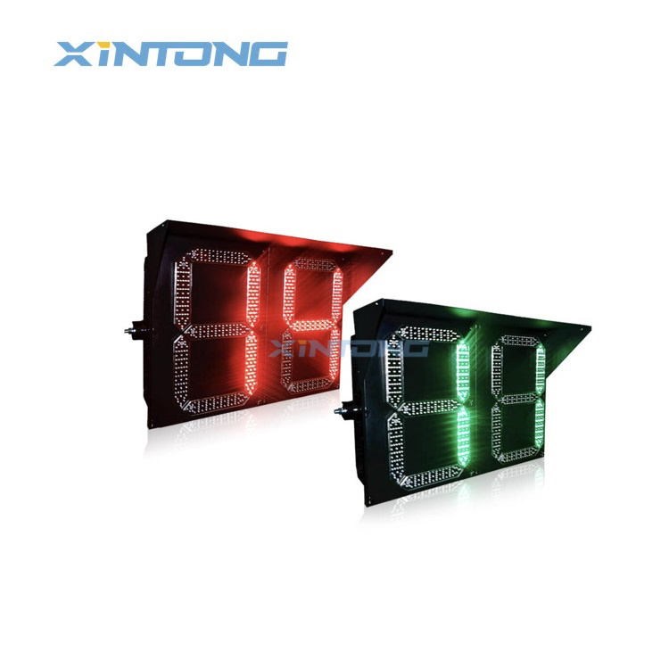 Xintong 600*800mm three digital traffic light timer for road