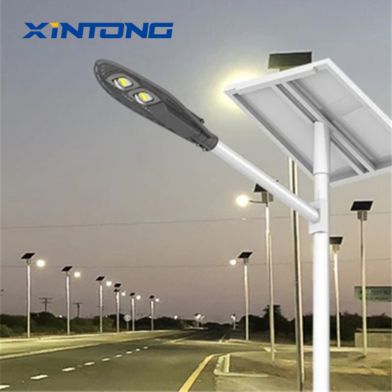 XINTONG IP65 High Brightness Power Waterproof Outdoor Road LED Long Time 60w Led Solar Power Split  Street Lighting Light