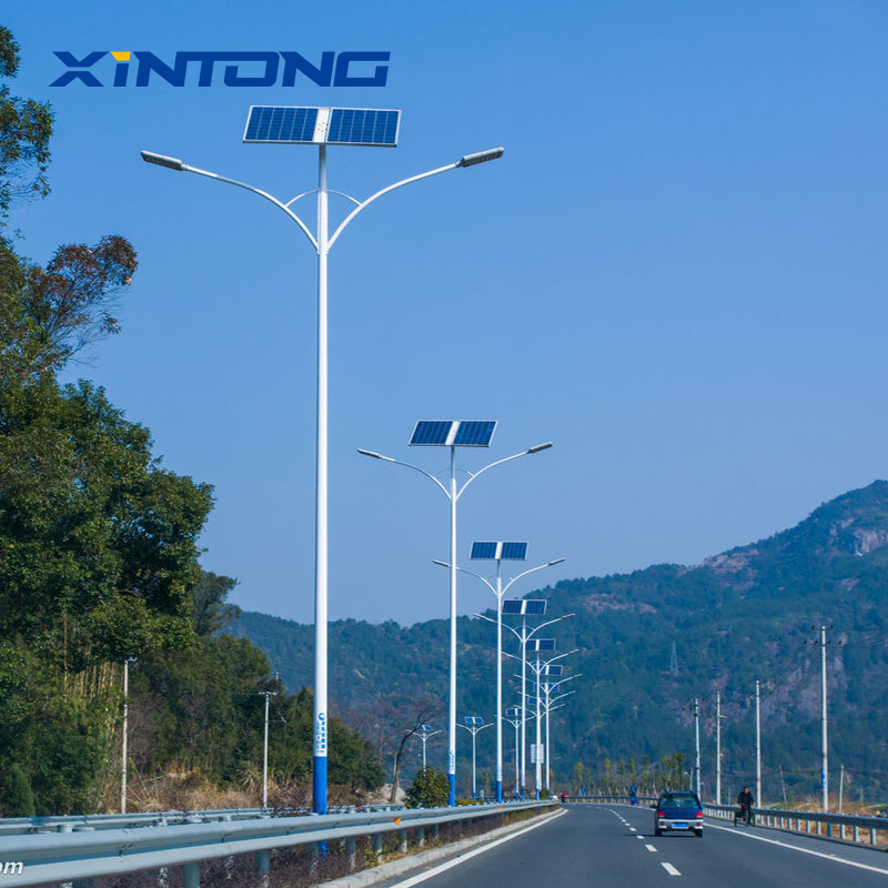 XINTONG IP65 High Brightness Power Waterproof Outdoor Road LED Long Time 60w Led Solar Power Split  Street Lighting Light