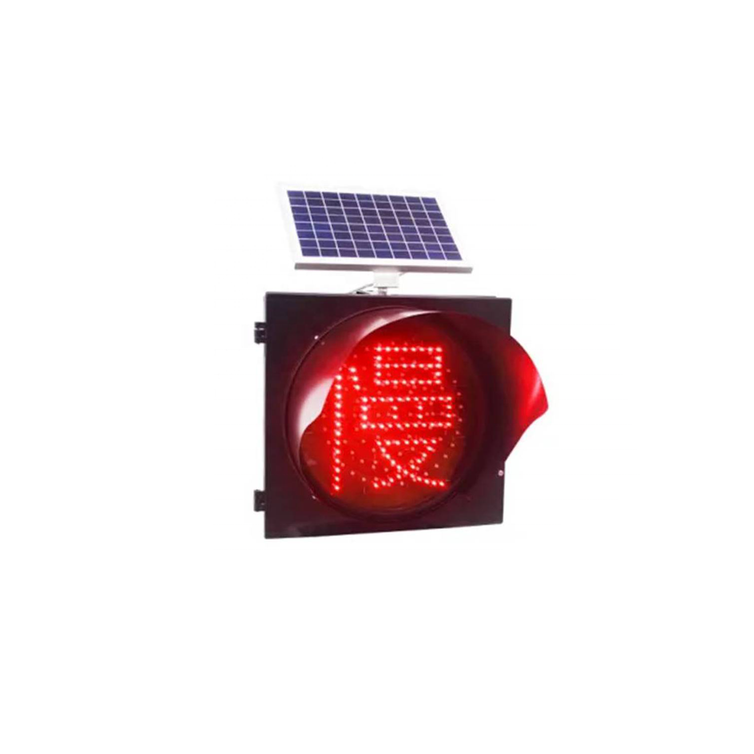 Hot Sale Red Blue Green Yellow Flashing Solar Powered Solar Powered Led Warning Traffic Light