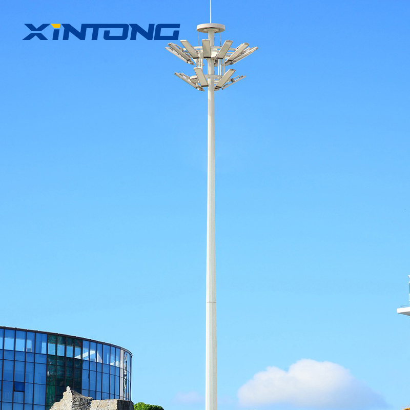 XINTONG Waterproof High Power Adjustable LED Customized Galvanized High Mast Light