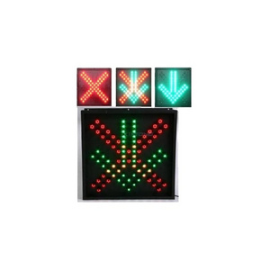 Led Variable Sign X and DOWN ARROW Lane Control Road Traffic Sign Board Red Cross Green Arrow