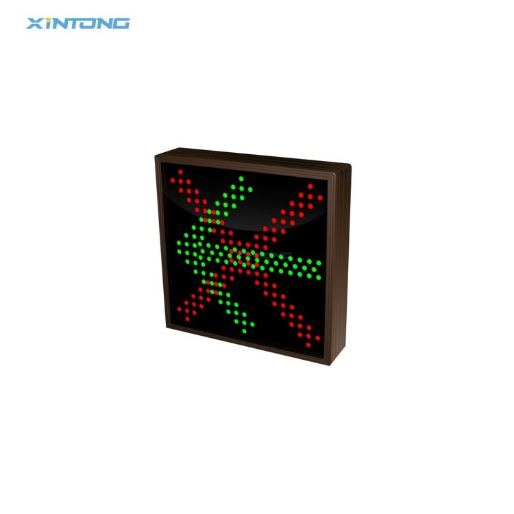 Led Variable Sign X and DOWN ARROW Lane Control Road Traffic Sign Board Red Cross Green Arrow