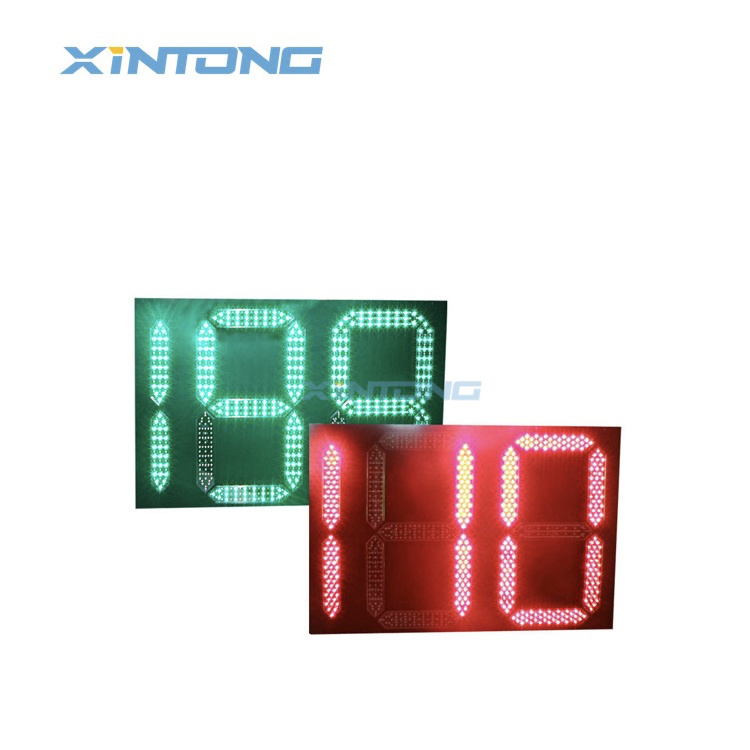 XINTONG Waterproof IP67 Time Counter LED Traffic Signal Light