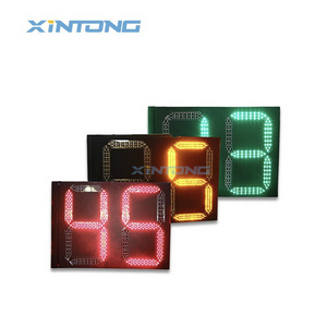 XINTONG Waterproof IP67 Time Counter LED Traffic Signal Light