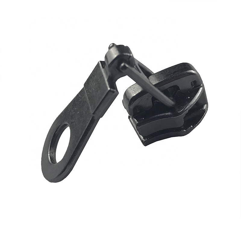 China Manufacture  Slide Fasteners Custom Slider Puller #5 Nylon Zipper Slider For Bag Suitcase Luggage