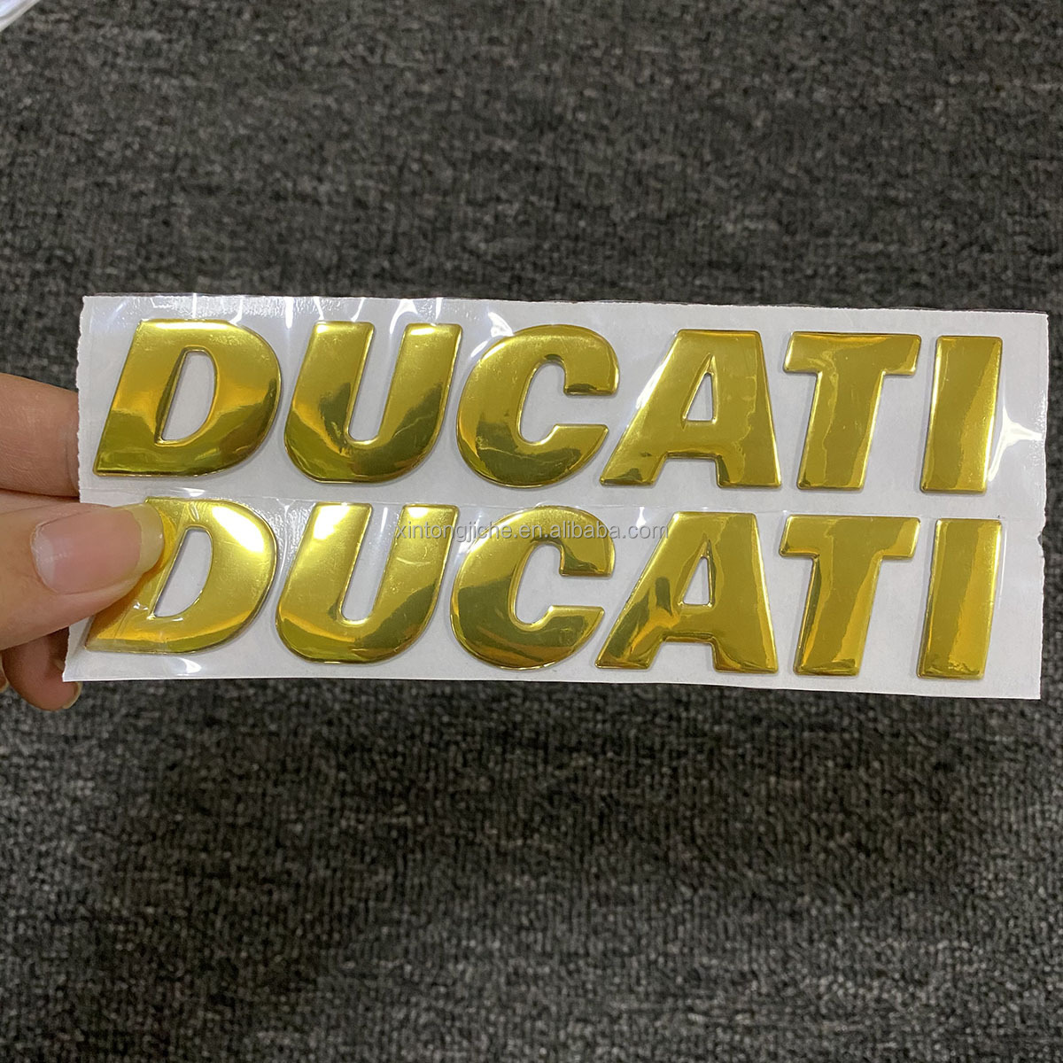 3D resin ducati corse stickers tank grips emblem decal for ducati 1199 multistrada 1200 796 696 hypermotard accessories