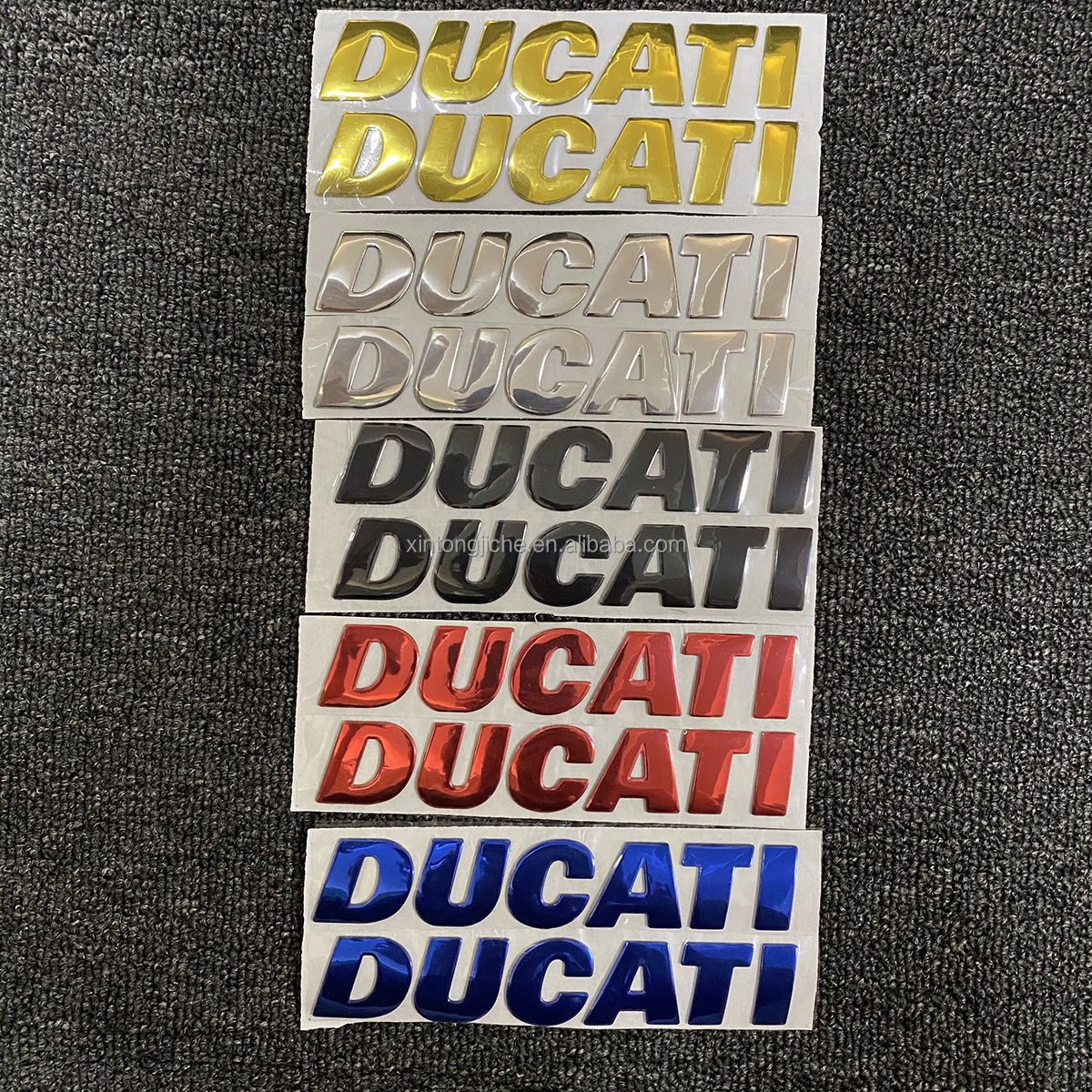 3D resin ducati corse stickers tank grips emblem decal for ducati 1199 multistrada 1200 796 696 hypermotard accessories