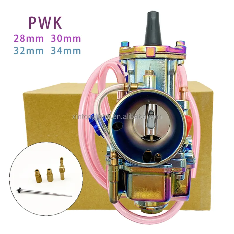 PWK Colorful Carburetor Motorcycle carb 2/4T Engine Scooters Dirt Bike ATV 28 30 32 34mm with Power Jet Racing Motor for 250CC