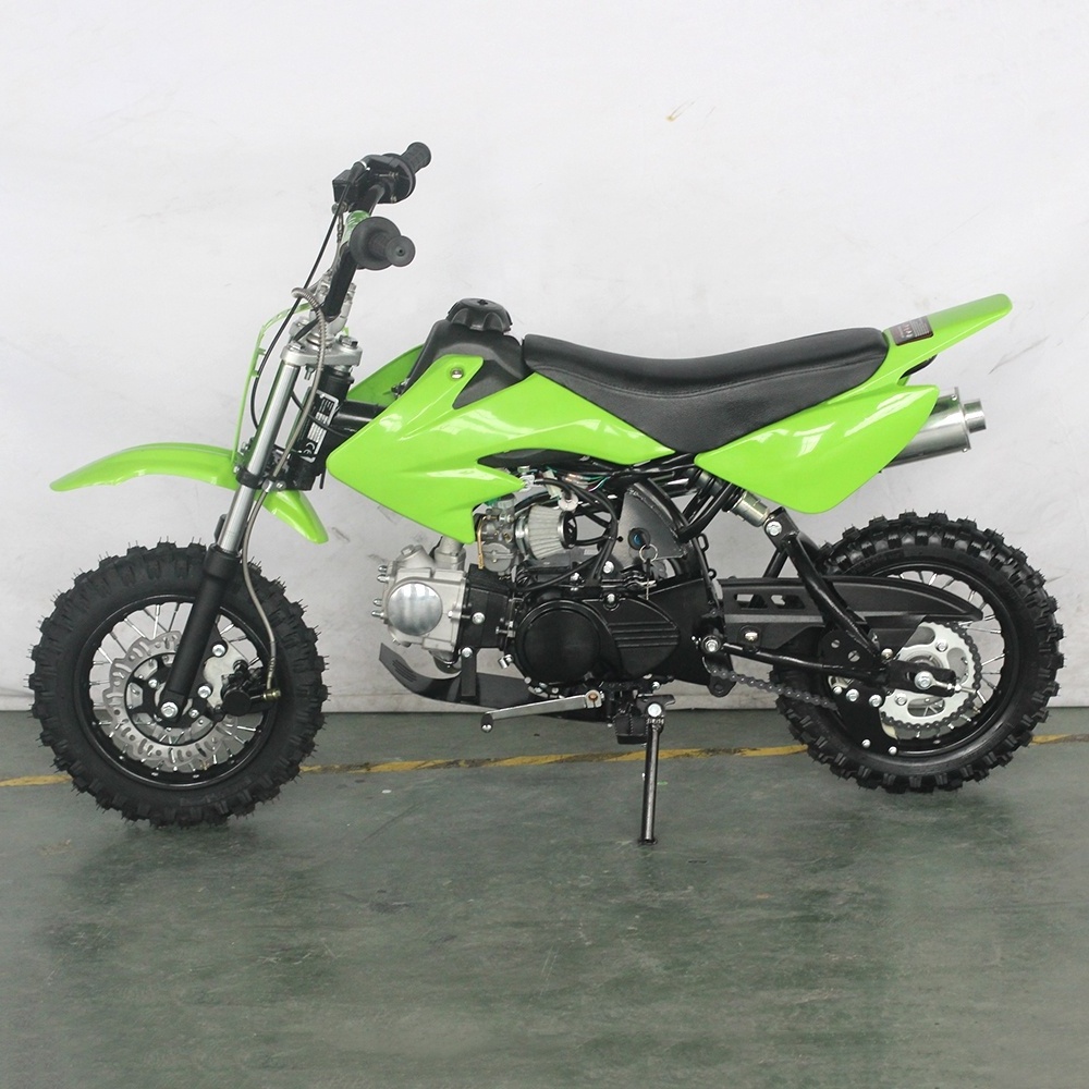 Cheaper Mini Four Strokes 10inch Wheel Dirt Bikes 50CC 70CC 110CC 125CC Kick Start For Sale with CE