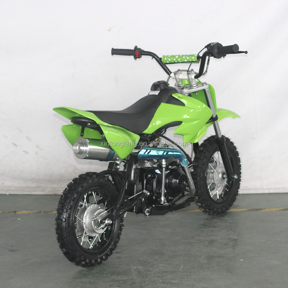 Cheaper Mini Four Strokes 10inch Wheel Dirt Bikes 50CC 70CC 110CC 125CC Kick Start For Sale with CE