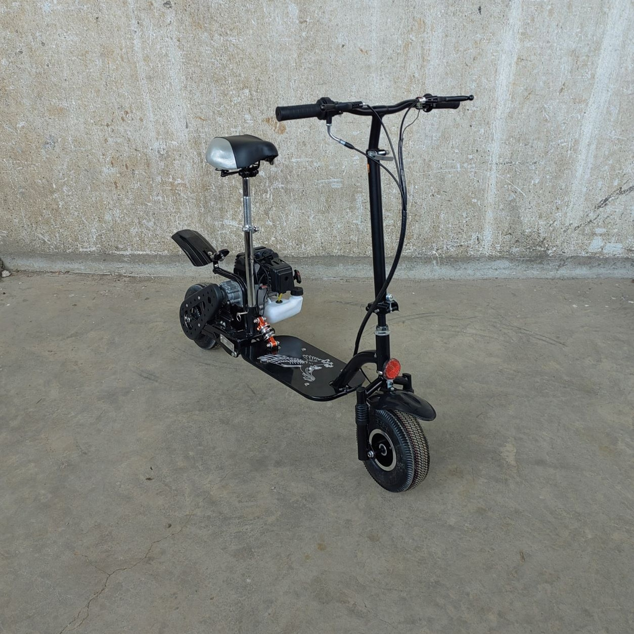 Folding 49cc 2-stroke easy pull start gas scooter mini gas scooiter gasoline scooter for Sales