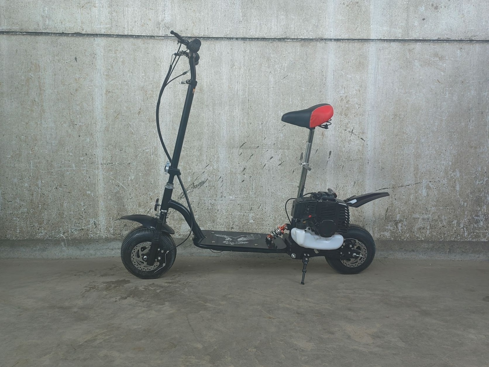 Folding 49cc 2-stroke pull start gasoline gas scooter mini gas scooiter for Sales