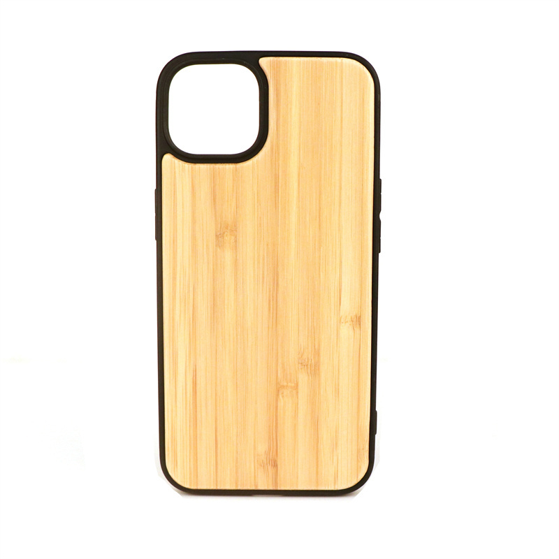 for bulk wood bamboo iphone 15 case,mobile phone accessories factory in China real wood cell phone case for iphone14