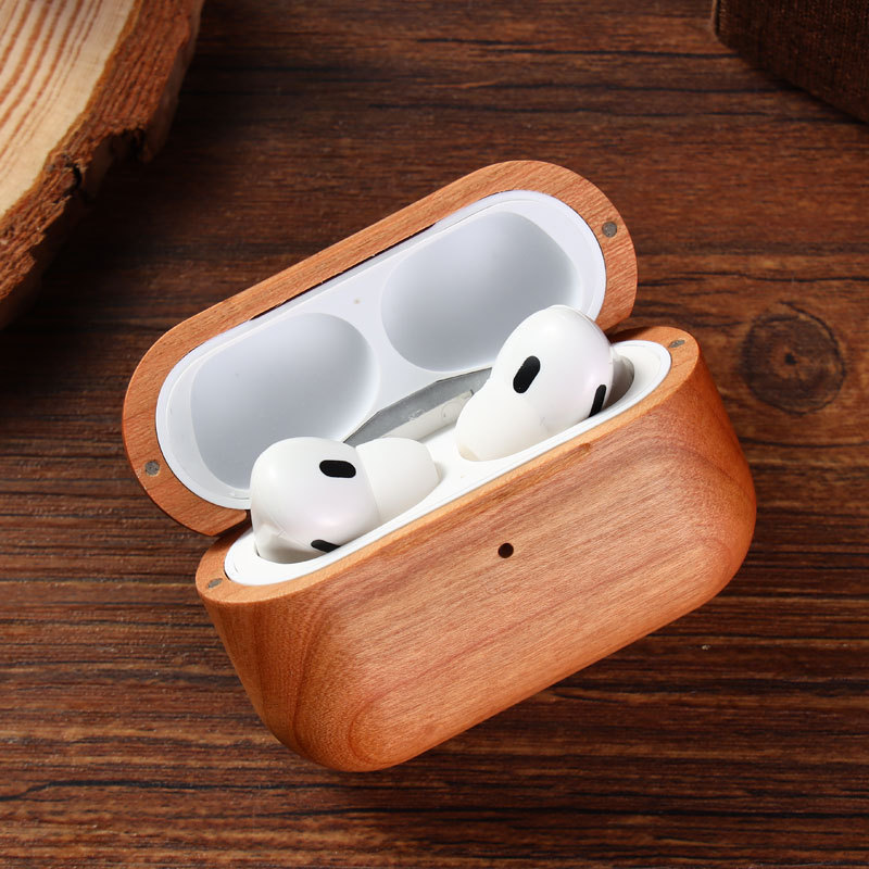 Natural Wood airpod cases wholesale for Airpods 1