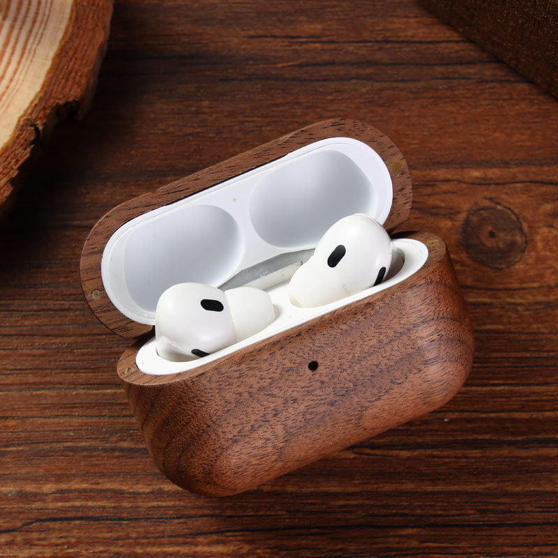 Natural Wood airpod cases wholesale for Airpods 1