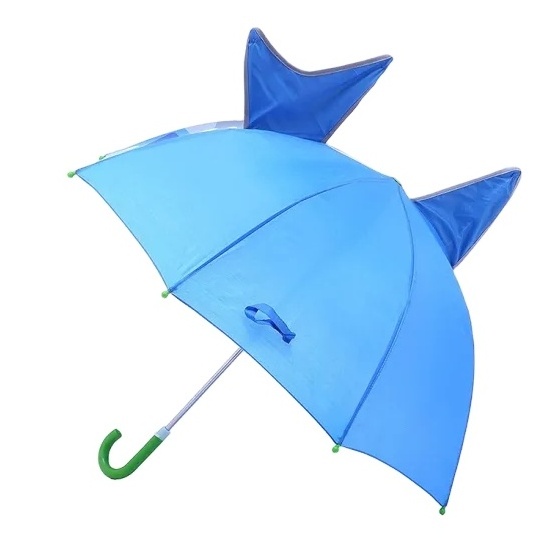 Shark Umbrella W/Stars Pop up Umbrella for Kid with Safety Open and Close Age 3-7