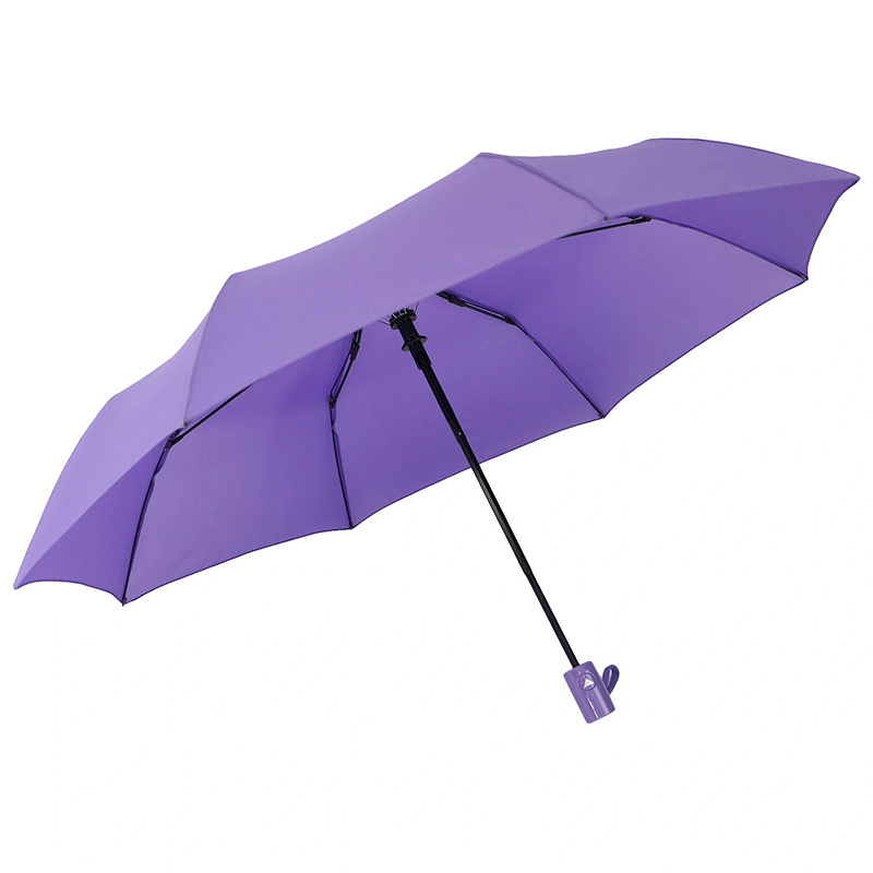 Cheap Promotional Items Gift Candy Color 2023 Portable Fully Automatic Waterproof Umbrella