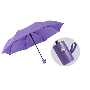 Cheap Promotional Items Gift Candy Color 2023 Portable Fully Automatic Waterproof Umbrella