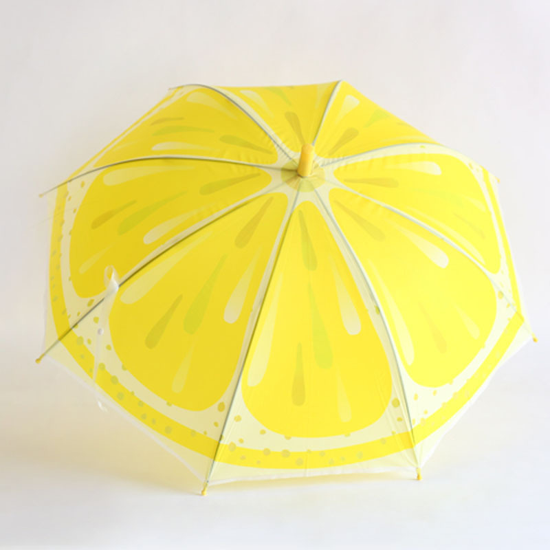 17 Inches 3D New Design Kid Fruit Umbrella Child Umbrella 3D Clear Umbrella For Children