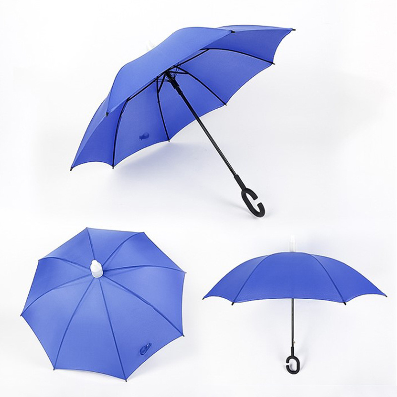 Fantastic Anti Drip Telescopic Rain Umbrella With Plastic Telescope Cover Plastic Rubber Handle C Stick Umbrella