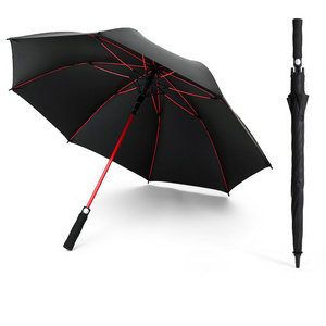 Red shaft red frame large umbrella for men golf umbrella spare parts