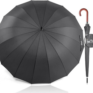 Automatic open Windproof Large Umbrella 54 Inch 2 Persons Wind Resistant Big Golf Umbrellas for Adult