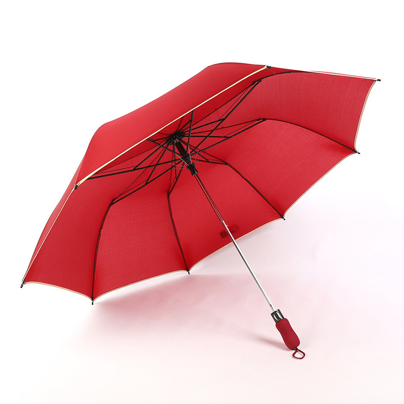 Wholesale factory promotional windproof strong windproof full body auto open folding golf umbrella