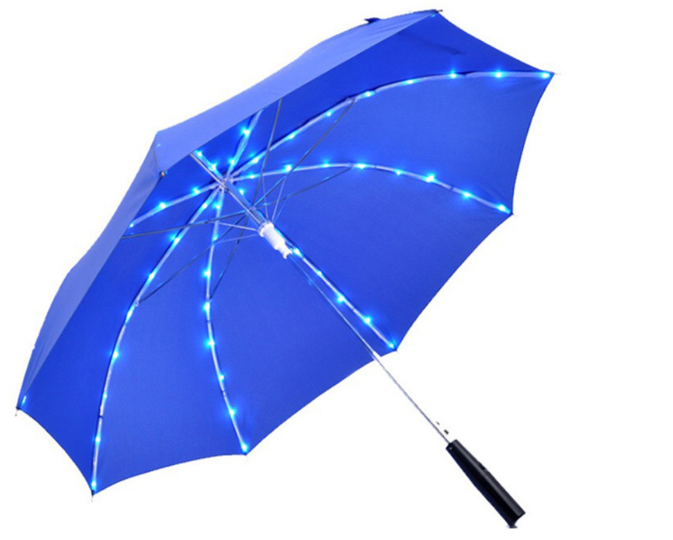 2023 hot sale quality functional unique  LED Laser Sword Light up umbrella with 7 Color Changing Shaft