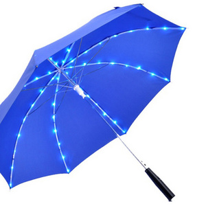 2023 hot sale quality functional unique  LED Laser Sword Light up umbrella with 7 Color Changing Shaft