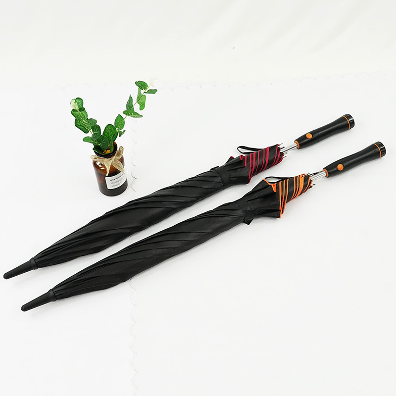 China Factory  Sunny and Rainy Umbrella with Fan and Spray Long Handle Summer Umbrella