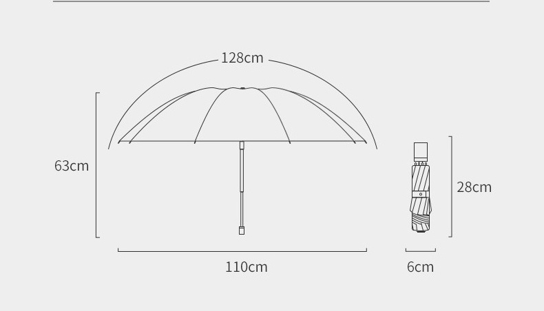 Umbrella Factory Three Folding Upside Down Reverse Umbrella Foldable Car Umbrella