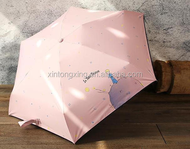 New Products 2020 Innovative Product The Little Prince Printing Mini Folding Umbrella