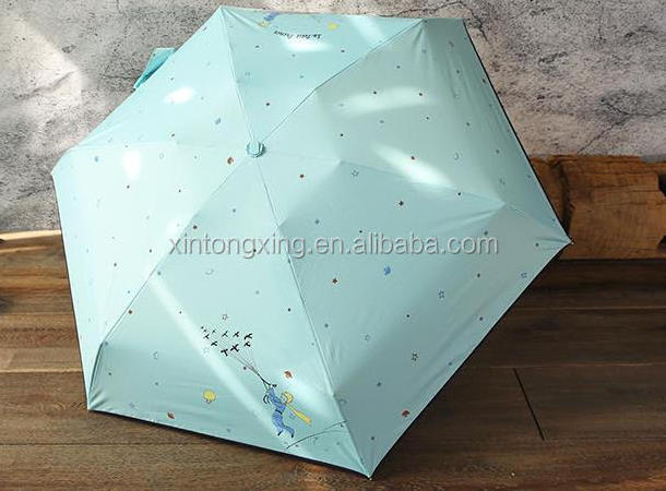 New Products 2020 Innovative Product The Little Prince Printing Mini Folding Umbrella